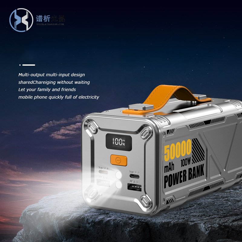 Outdoor Energy Container Custom Power Bank Portable LED USB Energy Storage Power Station 50000mah for Mobile Phone