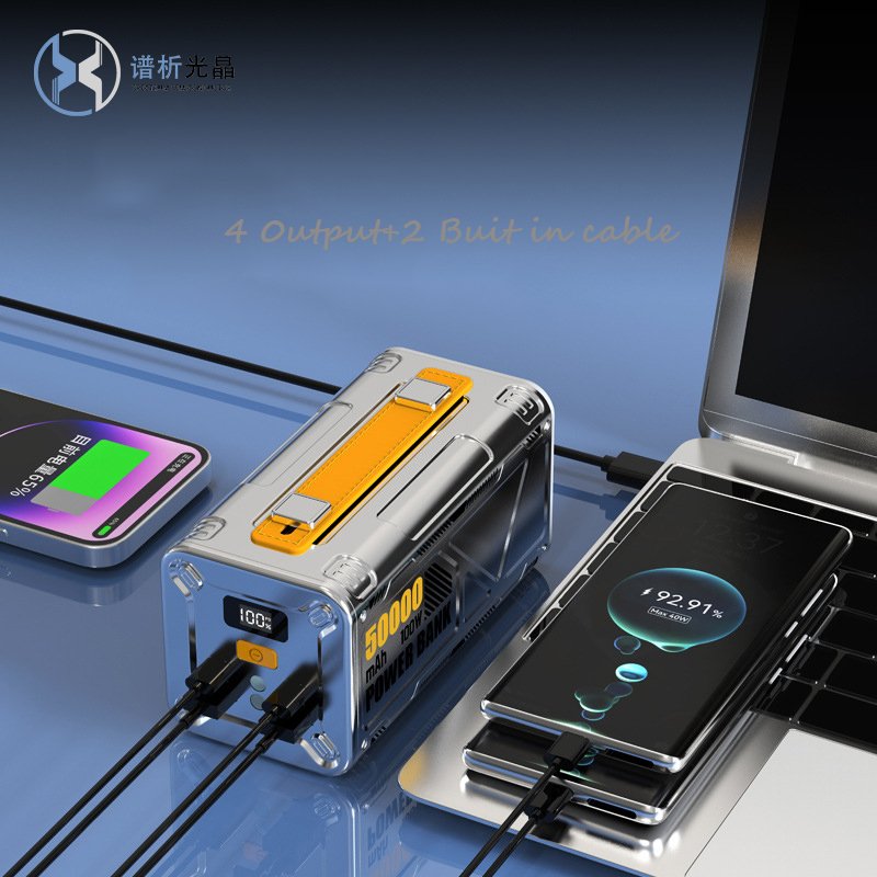 Outdoor Energy Container Custom Power Bank Portable LED USB Energy Storage Power Station 50000mah for Mobile Phone