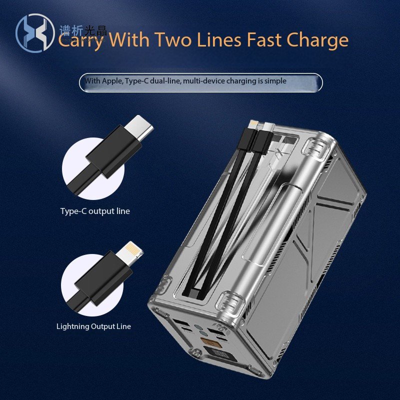 Outdoor Energy Container Custom Power Bank Portable LED USB Energy Storage Power Station 50000mah for Mobile Phone