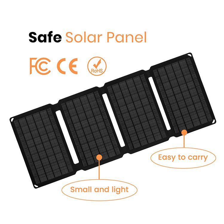 Soyan Wholesale Outdoor Foldable Sun Power 30W Solar Panels Charger For Portable Power Station