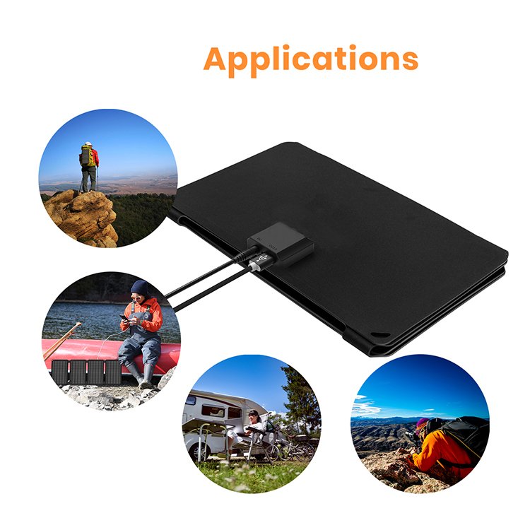 Soyan Wholesale Outdoor Foldable Sun Power 30W Solar Panels Charger For Portable Power Station