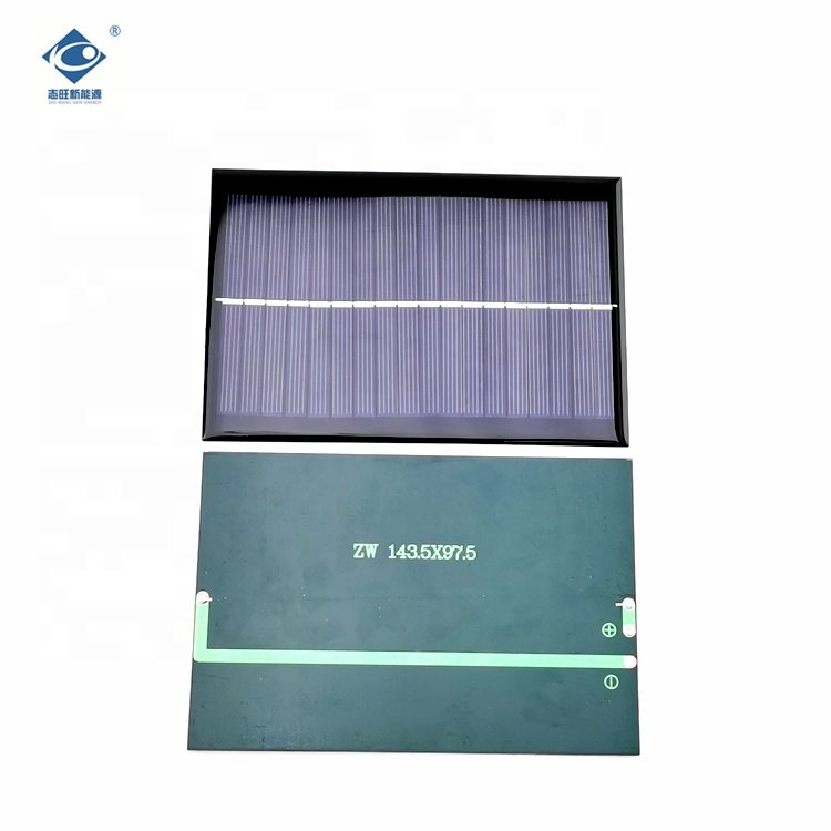 Customized 9V Epoxy Adhesive Solar Panel 1.7W Mini Solar Panel ZW-1435975 Solar Panels Power Charger