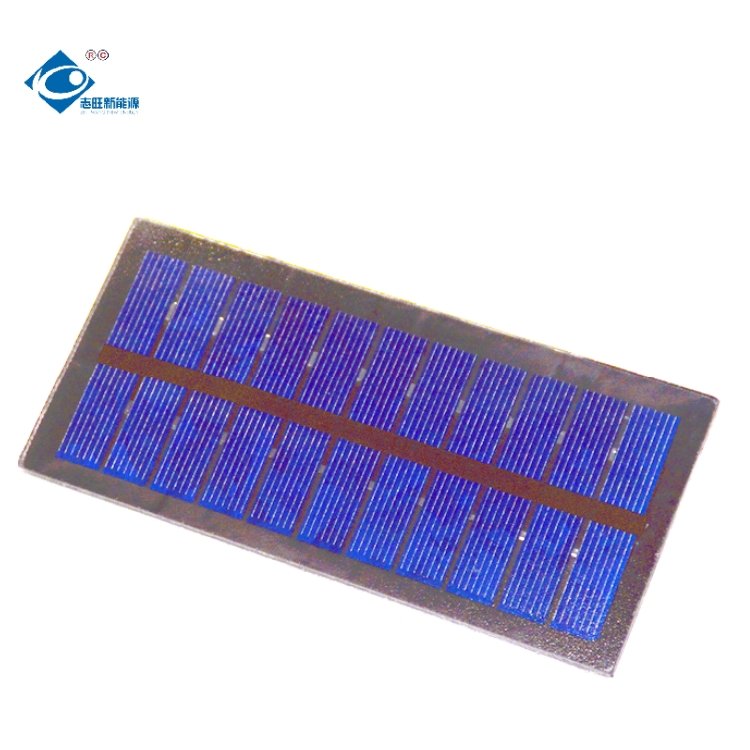 5.5V Glass Photovoltaic Solar Panel ZW-14065 Portable Solar Panel Laptop Charger 1.5W Transparent Glass Solar Panel