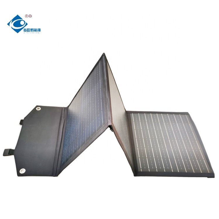 18V RV Camping Portable Solar Panel ZW-3-80W18V Roof Flexible Solar Panel Charger 80W Roof Flexible Solar Panel