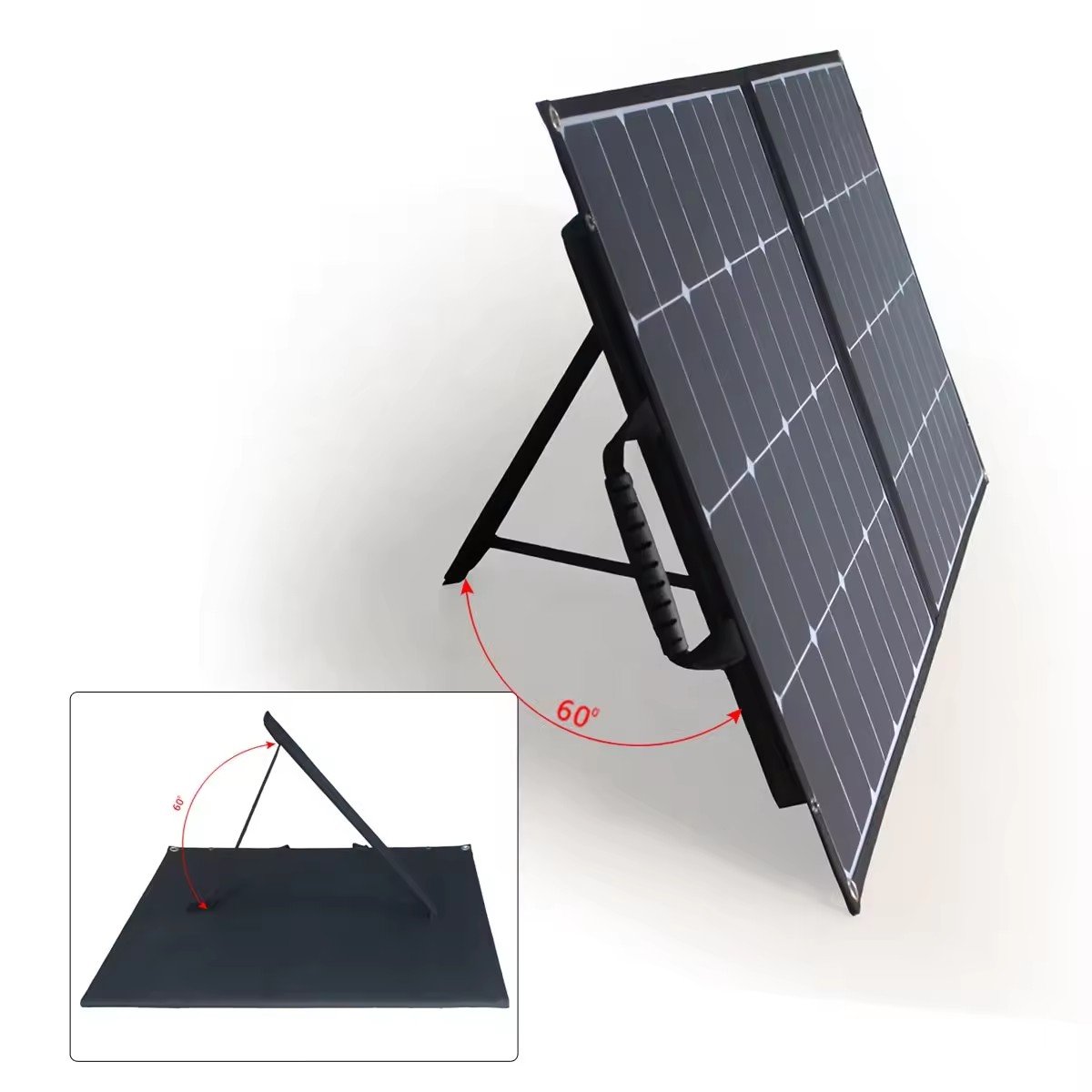 160W PERC Camping Solar Panel Foldable SunPower cells Solar Panel for Portable solar system 100w160W12V 18V Sunpower PET or ETFE