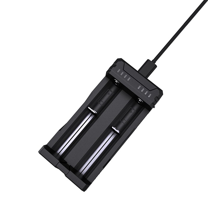 XTAR FC2 2A Fast Charger Type C Battery Charger for AA AAA 18650 16340 Ni-MH Li-ion Battery
