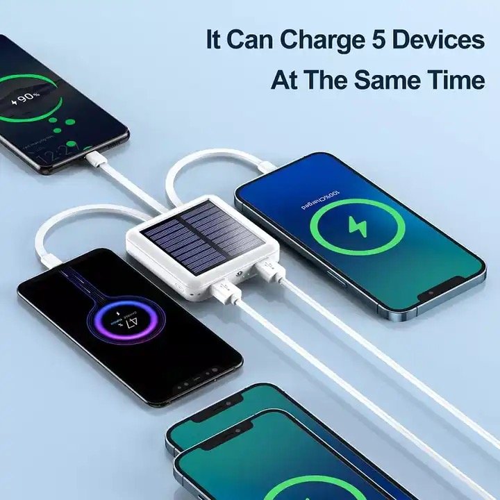 2024wholesale solar power bank solar charger for cell phone 10000mah solar power bank
