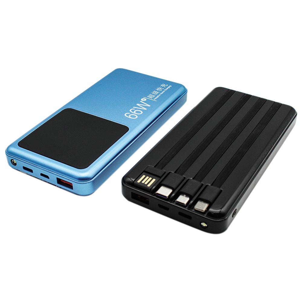 2024 New Wholesale Fashion Design Fast Charge 66W Mobile Power Bank Large Capacity 20000mAh Small Portable Charging Powerbanks