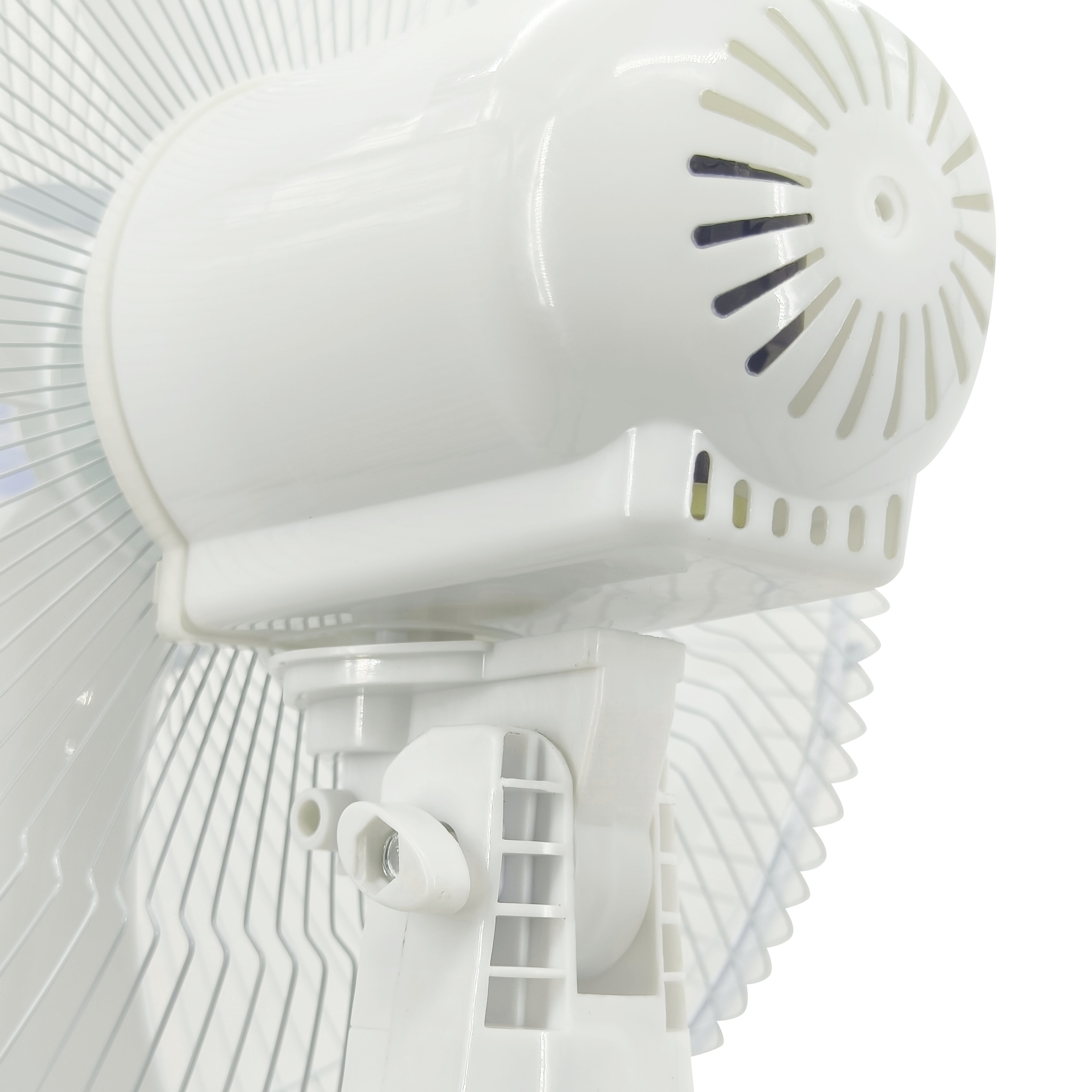Solar Fan Stand Fan 16 inches AC/DC Dual Power Rechargeable Solar Electric Fan with Panel and LED Light