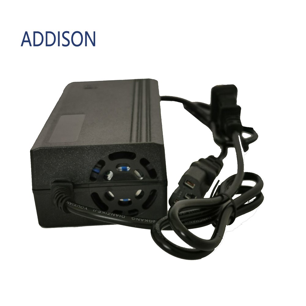 ADDISON 87.6V5A Lithium Battery Charger Of 24S 72V Lifepo4 Battery Charger Ac 220v 50/60Hz Lithium Charger