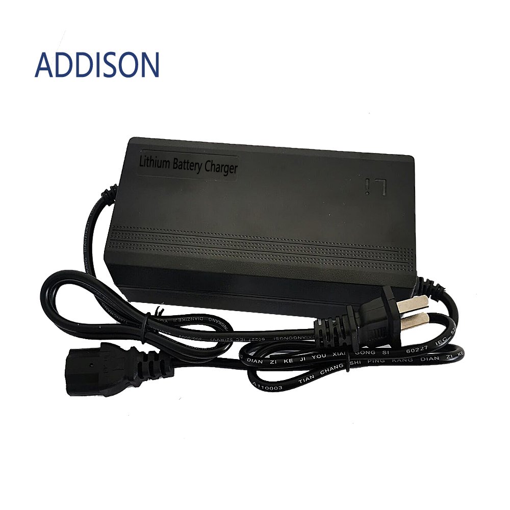 ADDISON 87.6V5A Lithium Battery Charger Of 24S 72V Lifepo4 Battery Charger Ac 220v 50/60Hz Lithium Charger