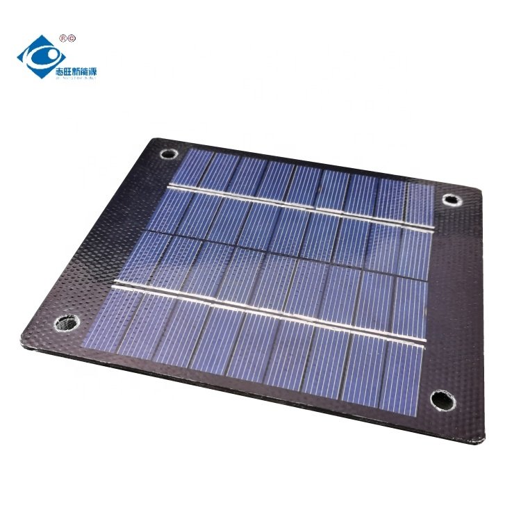 2.1W Poly Thin Film Solar Panel ZW-ETFE-136116 Portable PET Laminated Solar Panel 9V RV Camping Solar Panel Blanket