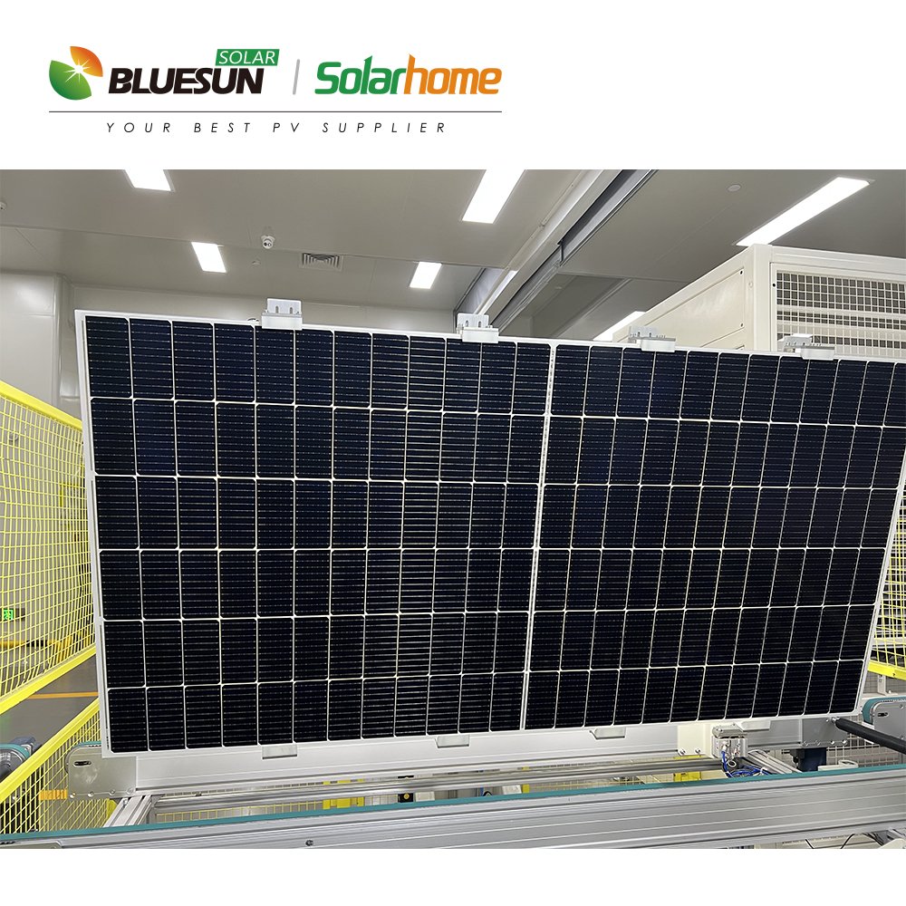 Bluesun Easy Installed solar Power Panel solar Pv Module 540w 550w 560w Home Use solar Panels Wholesale House