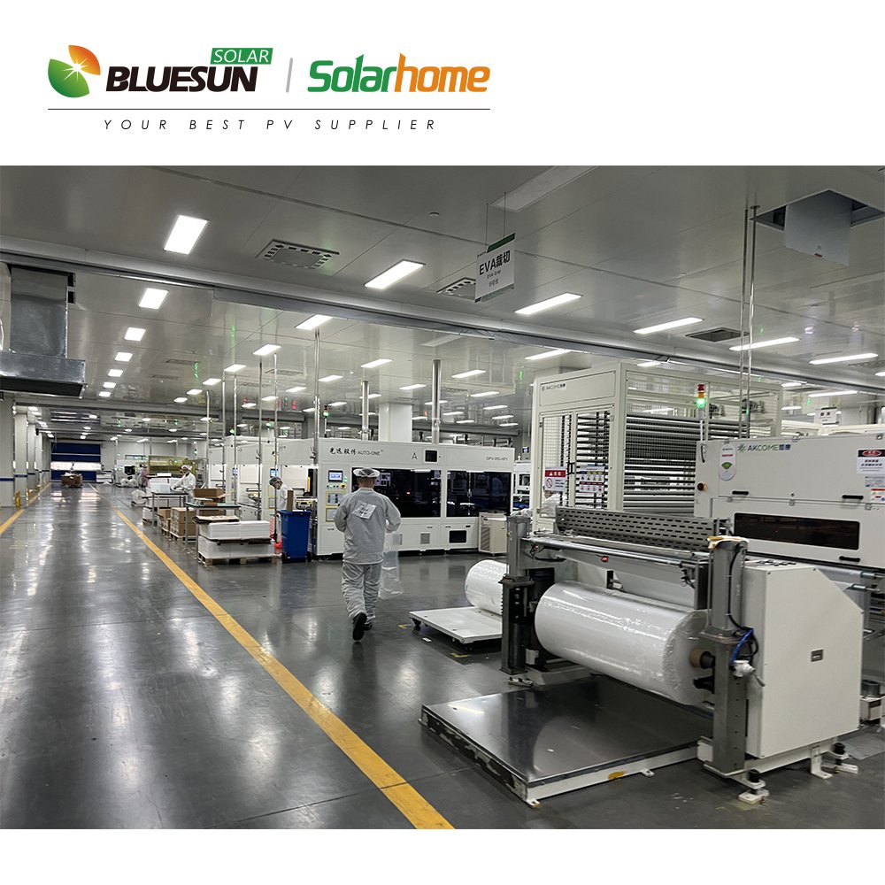 Bluesun Easy Installed solar Power Panel solar Pv Module 540w 550w 560w Home Use solar Panels Wholesale House