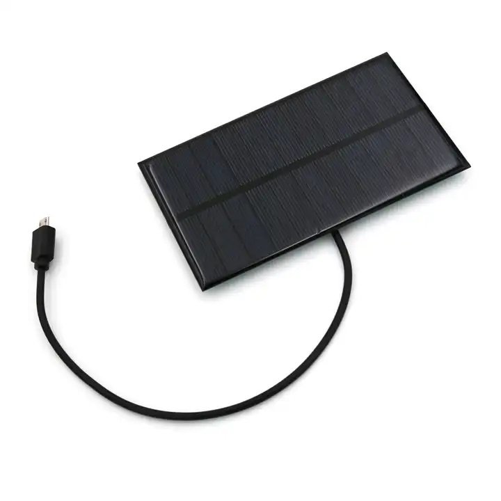 Mini Solar Panel 5.5V Solar Charger Portable Solar Power Bank For Cellphone Outdoor Hiking Camping Lanterns