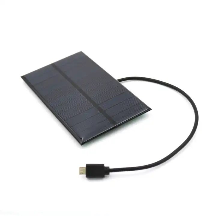 Mini Solar Panel 5.5V Solar Charger Portable Solar Power Bank For Cellphone Outdoor Hiking Camping Lanterns