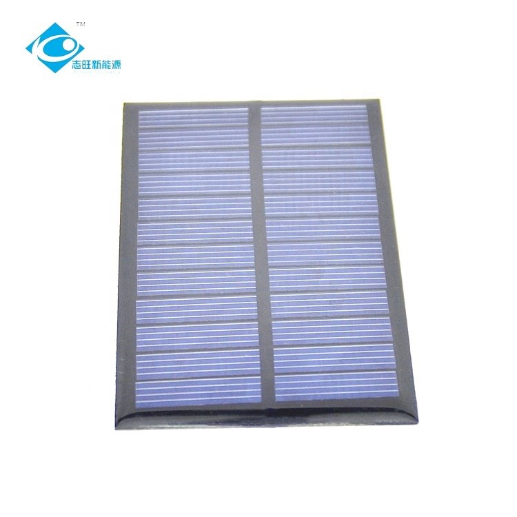 6V Lightweight Silicon Solar Panel Module ZW-9060-6V Poly Epoxy Sealed Solar Panel 0.65W Mini Solar Panels Power Charger