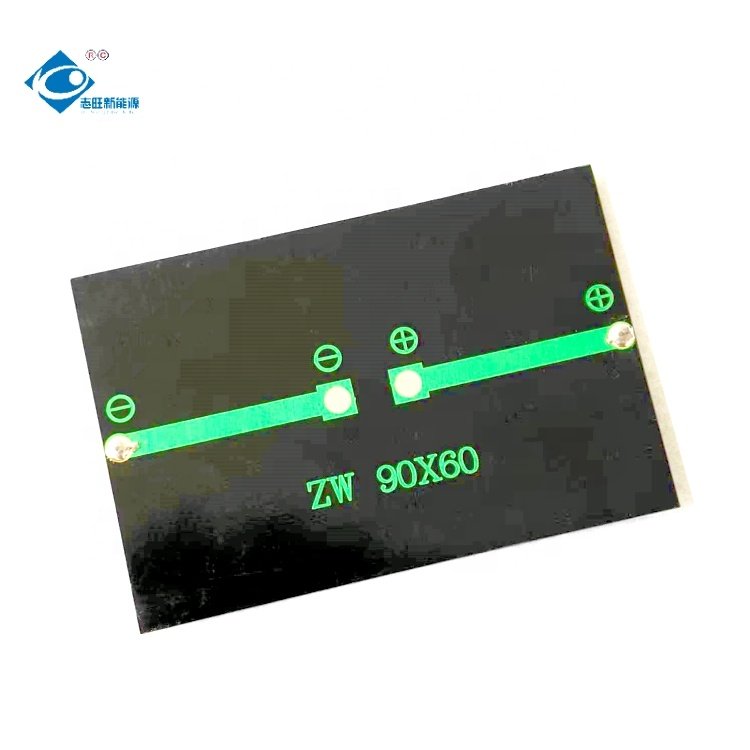 6V Lightweight Silicon Solar Panel Module ZW-9060-6V Poly Epoxy Sealed Solar Panel 0.65W Mini Solar Panels Power Charger