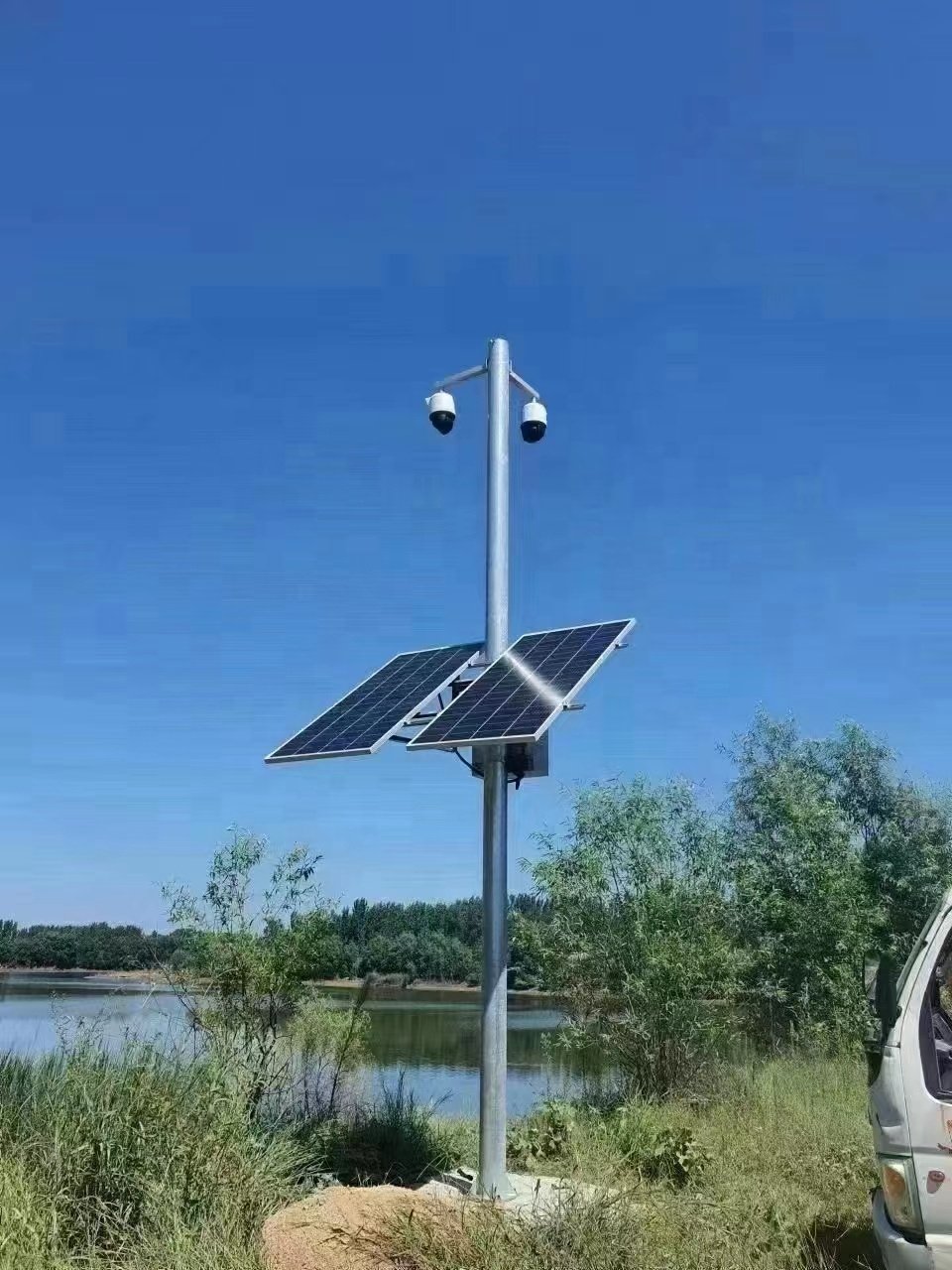 solar energy system 100w 200w 12v solar panel set 20 pwm solar charger controller for cctv camera