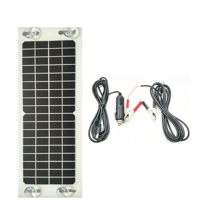 18V 5W solar charger car battery charger output Monocrystalline silicon flexible solar panel