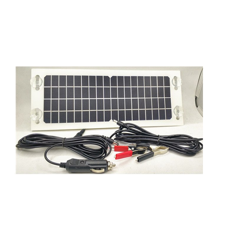 18V 5W solar charger car battery charger output Monocrystalline silicon flexible solar panel