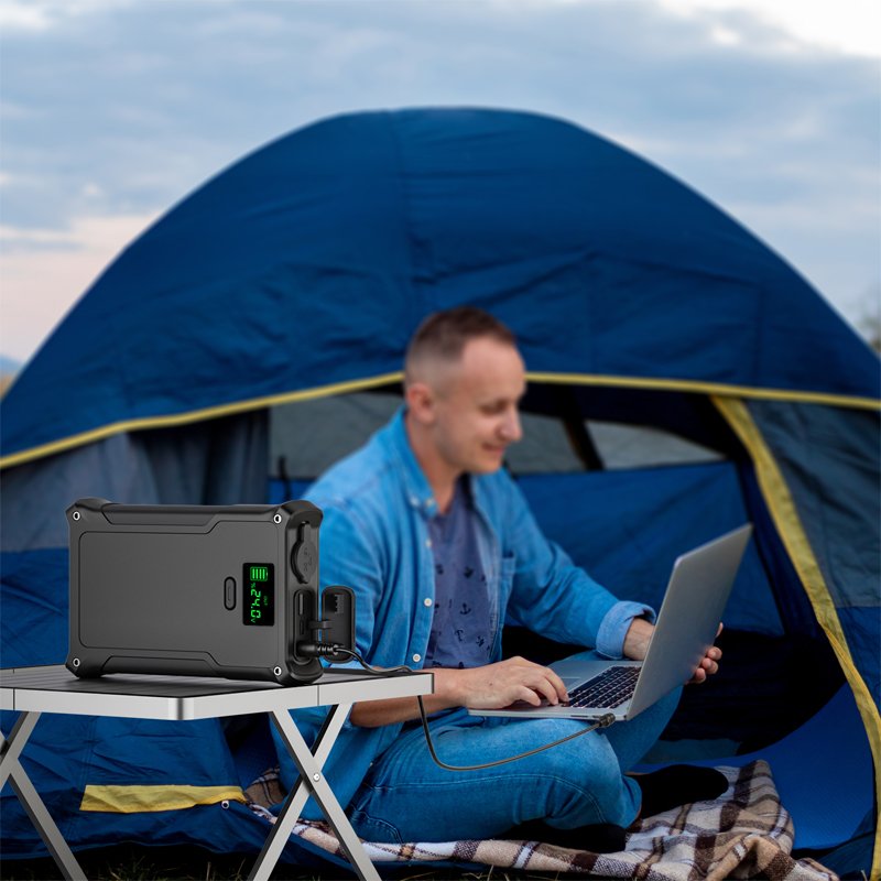 40000mah 12V CPAP Battery Bank Laptop Powerbank Fasting Charging Outdoor Camping IP66 50000mah Solar Panel Charhing Power Bank