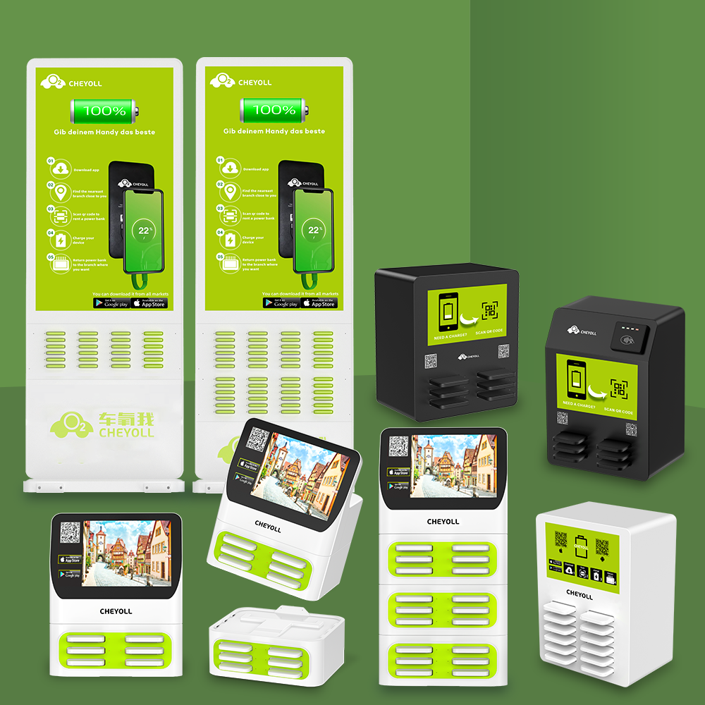 restaurant 6 12 18 slots phone charging kiosk sharing vending machine rental station shared power bank for portable pos machine