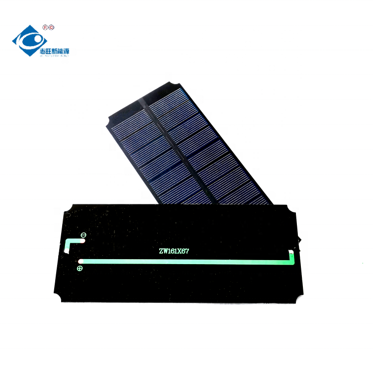 5.5V Customizable Solar Photovoltaic Panels 1.65W Portable Solar Panel Charger ZW-16167-PET Photovoltaic Portable Solar Panel