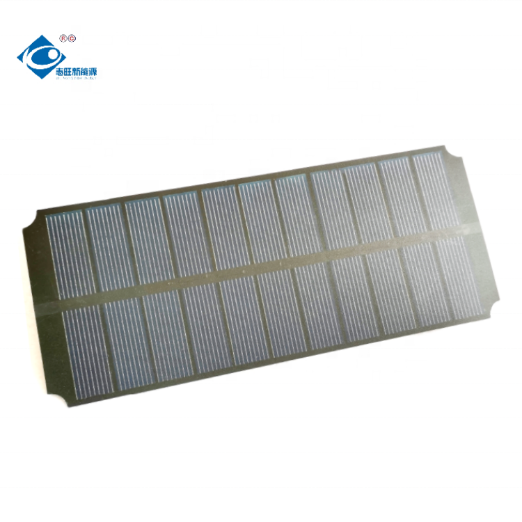 5.5V Customizable Solar Photovoltaic Panels 1.65W Portable Solar Panel Charger ZW-16167-PET Photovoltaic Portable Solar Panel
