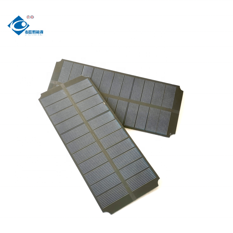 5.5V Customizable Solar Photovoltaic Panels 1.65W Portable Solar Panel Charger ZW-16167-PET Photovoltaic Portable Solar Panel