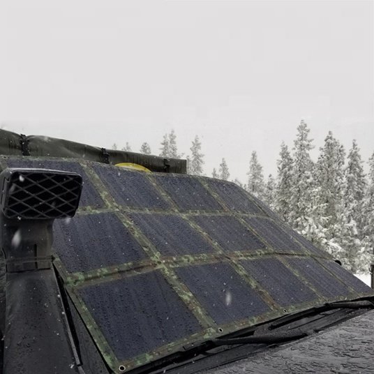 Durable Foldable Solar Power Charger For Emergency Battery Power Packs, Radio, Walkie-talkie