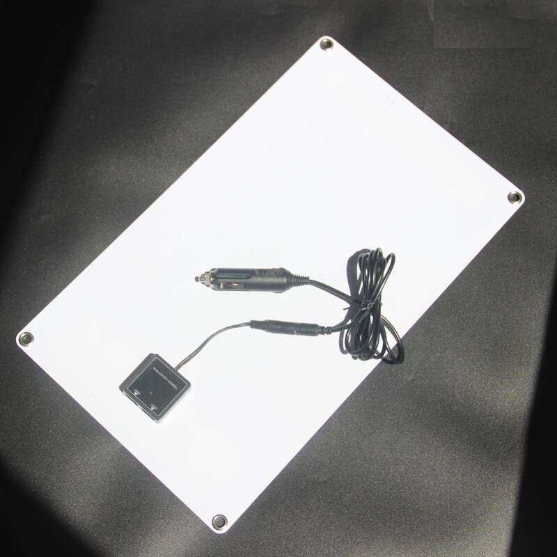 Portable Solar Charger Portable Flexible 16W 18V Solar Panel for 12V Car Battery Mobile Phone Charger with Double USB/DC Output