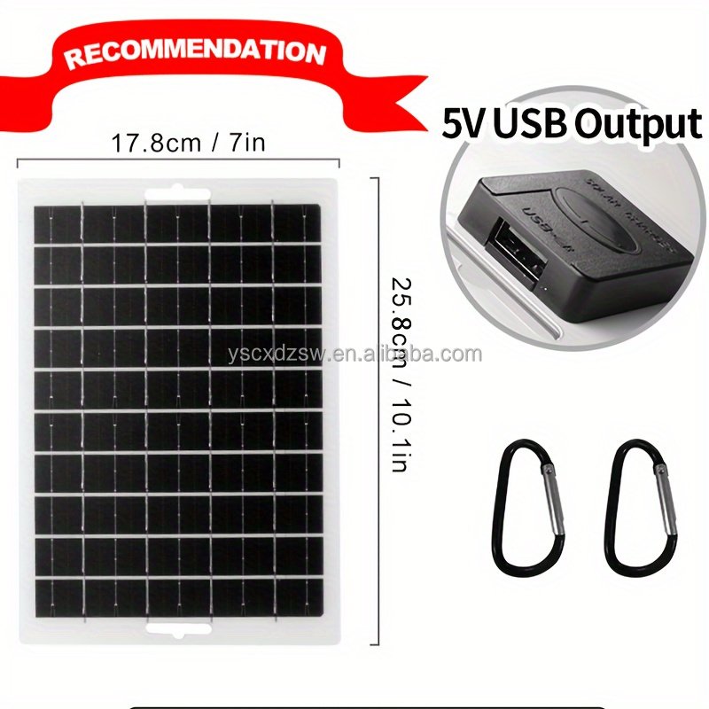 Portable Solar Charger Panels Eco-Friendly Mobile Device Charging Solution