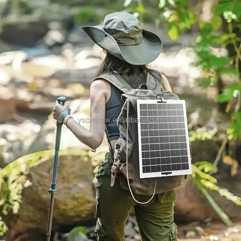 Portable Solar Charger Panels Eco-Friendly Mobile Device Charging Solution