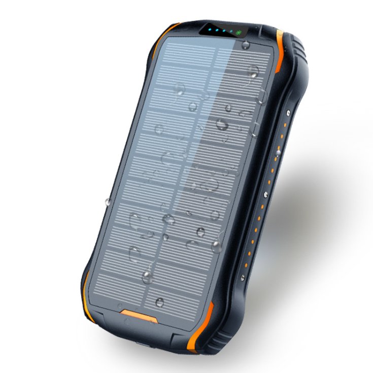 Best Quality I26W Wireless Charging Power Bank Solar Mobile Phone Charger 26800mah Solar Emergency Charger Power Bank for Phone