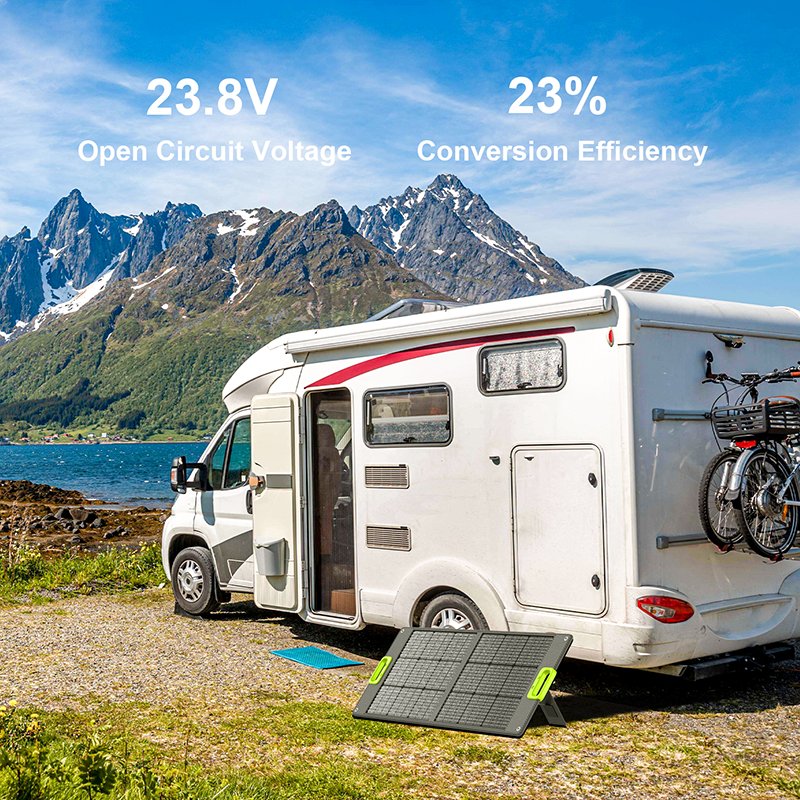Local warehouse multifunctional high convert rate ultrathin waterproof folding quick charge solar panel charger 300 watts