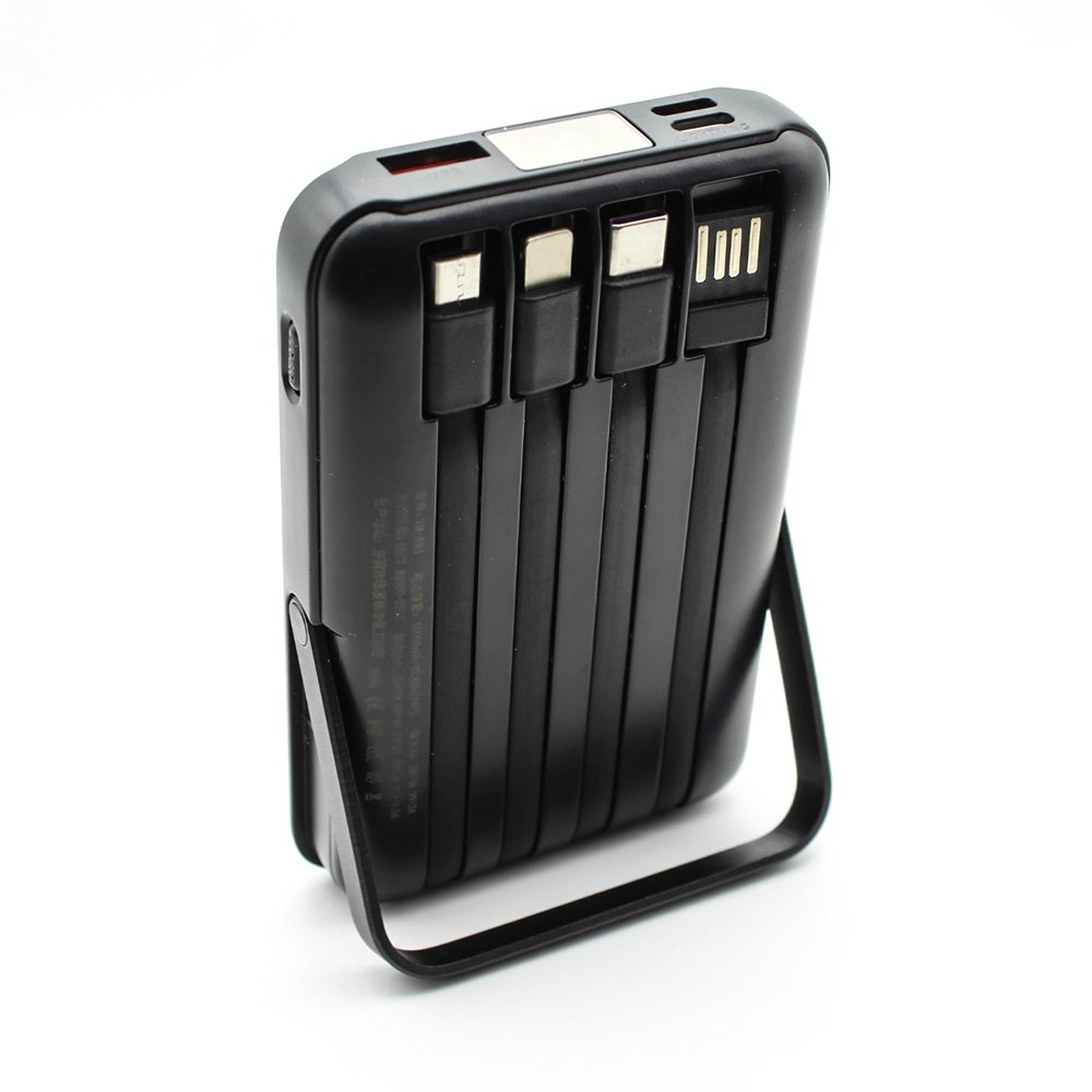 2024 New YM-881 Fast Charging Portable Power Bank 10000mAh Wireless Charger Mini Magnetic Power bank With Stand And Cable