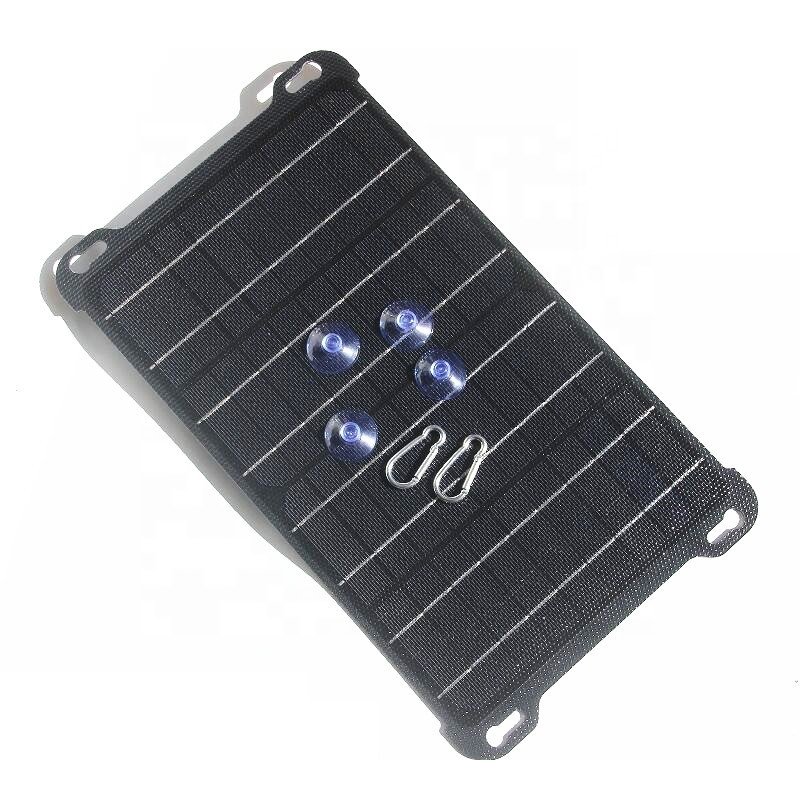 Portable Solar Charger 15W ETFE Portable Solar Panel Charger for Mobile Phone Electronic Products Charging with USB Output Interface