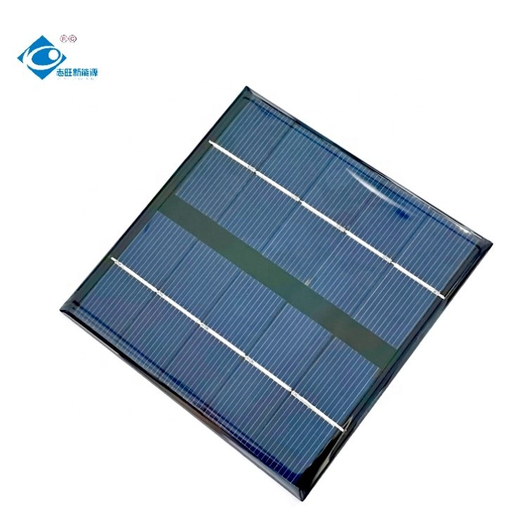 5V Lightweight Portable Solar Panel Charger 1.0W Customized Mini Solar Panels ZW-9090 Epoxy Sealed Solar Panel