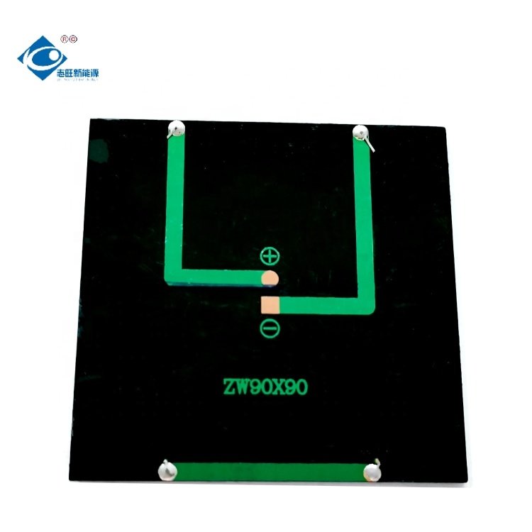 5V Lightweight Portable Solar Panel Charger 1.0W Customized Mini Solar Panels ZW-9090 Epoxy Sealed Solar Panel