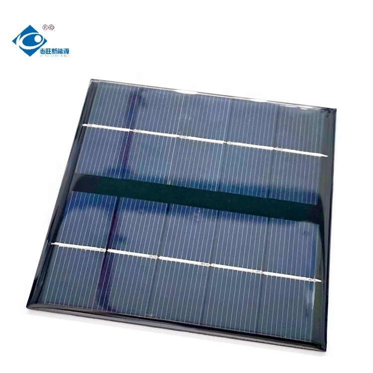 5V Lightweight Portable Solar Panel Charger 1.0W Customized Mini Solar Panels ZW-9090 Epoxy Sealed Solar Panel