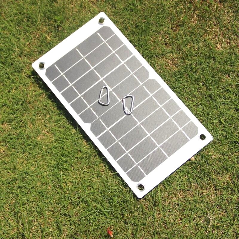 BUHESHUI 5V 7.5W Portable Outdoor Safe Solar Panel Charger Compatible for Mobile Power Bank Semi-Flexible Solar Panel Charger