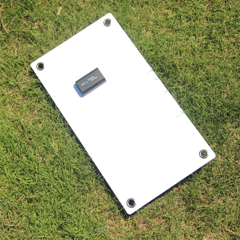 BUHESHUI 5V 7.5W Portable Outdoor Safe Solar Panel Charger Compatible for Mobile Power Bank Semi-Flexible Solar Panel Charger