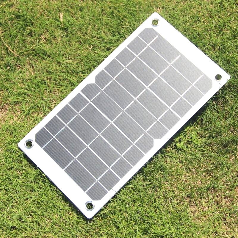 BUHESHUI 5V 7.5W Portable Outdoor Safe Solar Panel Charger Compatible for Mobile Power Bank Semi-Flexible Solar Panel Charger