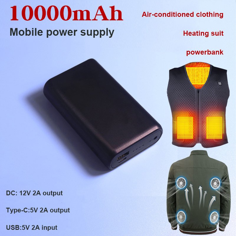 Wholesale Usb Power Bank 10000mah Fast Charging Custom Logo Portable Charger 12V 2A Moilbe Powerbank