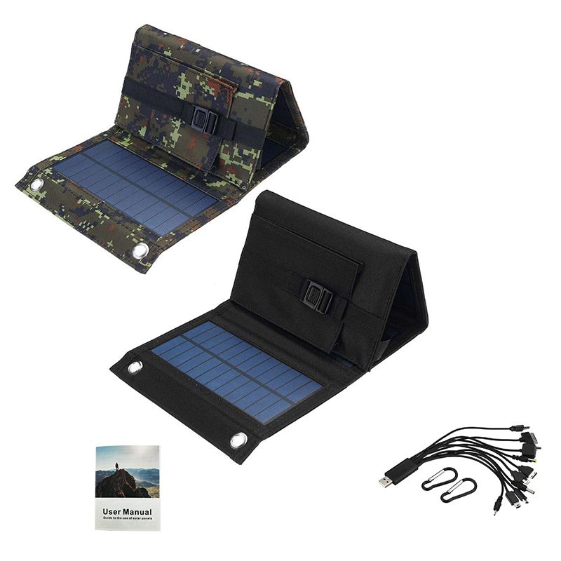 20W Solar Folding Bag UsbSolar Panel Folding Portable Photovoltaic Module 10W Solar Panel