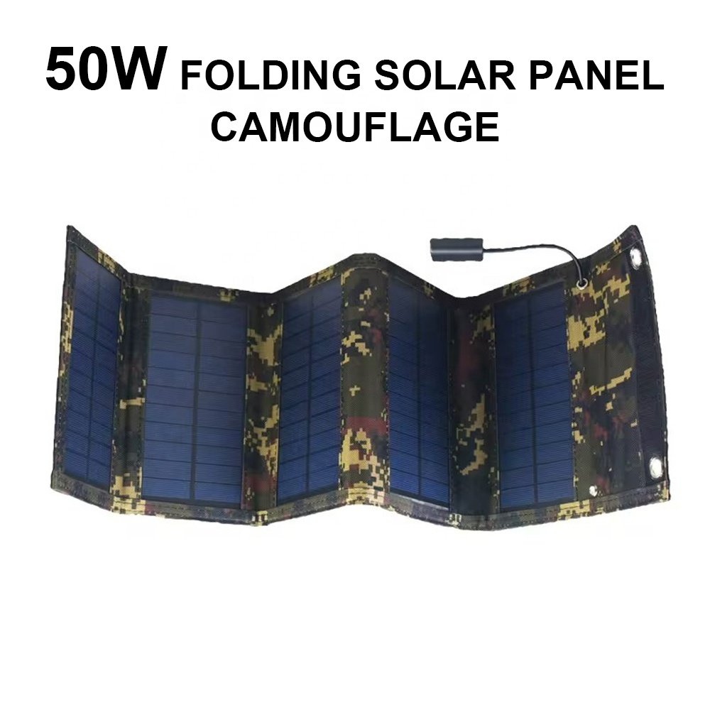 SMARAAD 50W Portable Foldable Solar Panels Usb 5v Outdoor Charging With USB Cable Mini Solar Panel