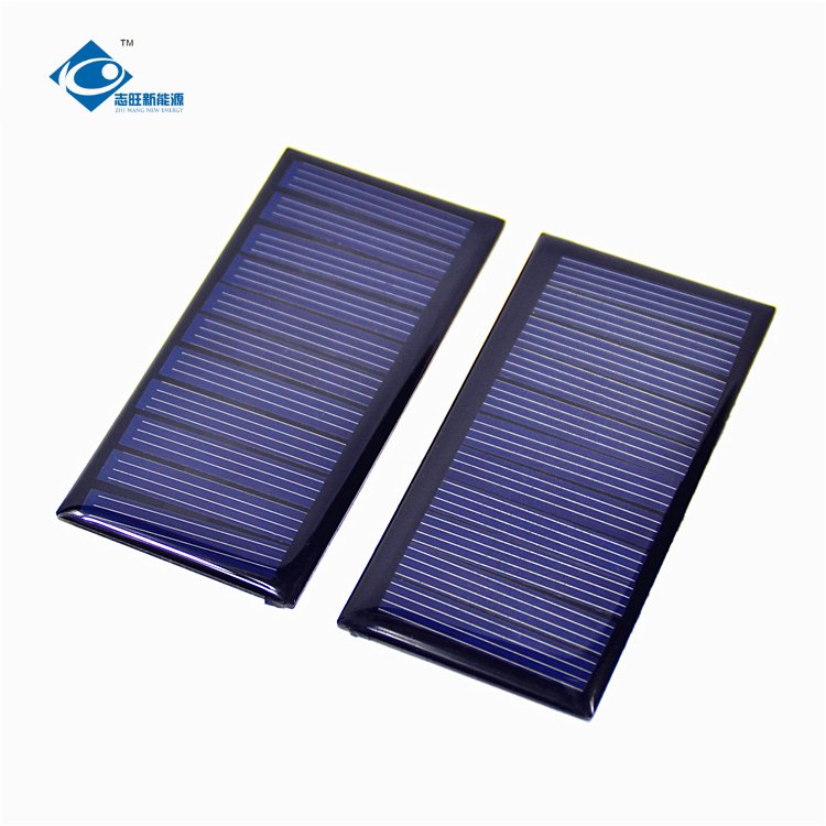 5.5V Epoxy Resin Solar Panel 0.35W Waterproof Mini Solar Panel ZW-7438 Portable Solar Mobile Panel Charger 60mA