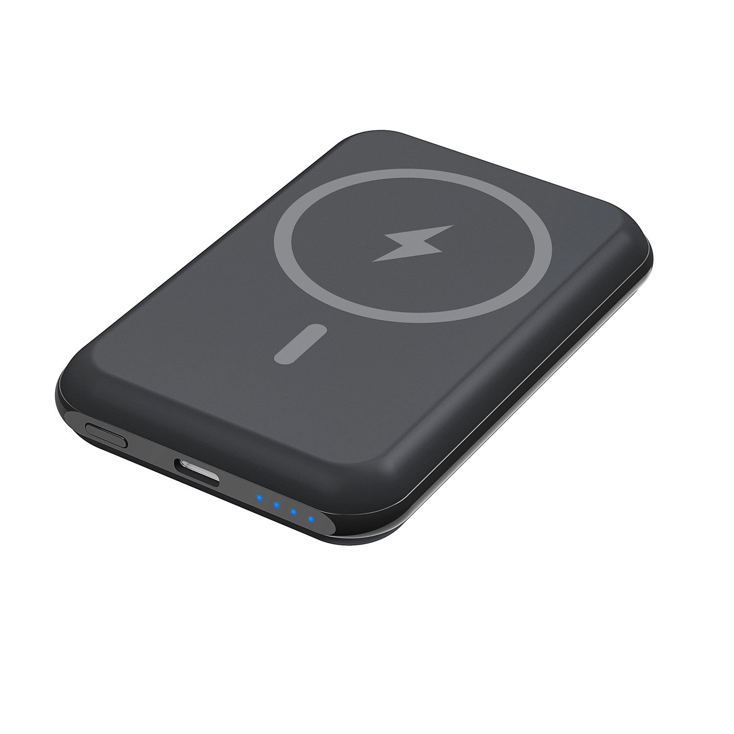 Bluetimes 5000mAh Ultra Compact Magnetic Power Bank, 10W Wireless Magnetic Charger, Magnetic Battery Pack