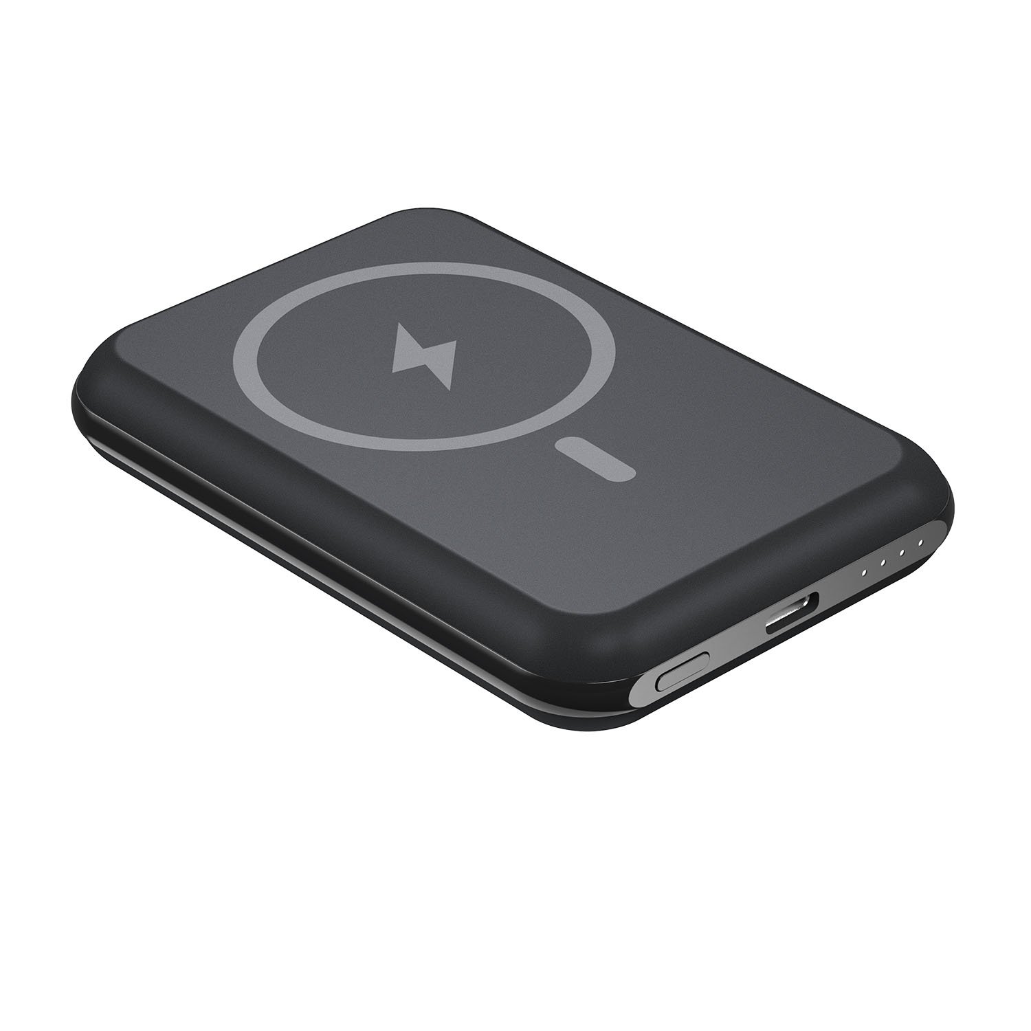 Bluetimes 5000mAh Ultra Compact Magnetic Power Bank, 10W Wireless Magnetic Charger, Magnetic Battery Pack